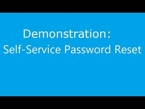 Configuring Self-Service Password Reset