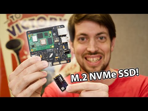 Native M.2 NVMe on a Raspberry Pi - CM4 TOFU