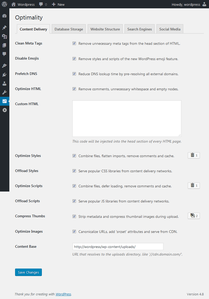 Optimality Plugin