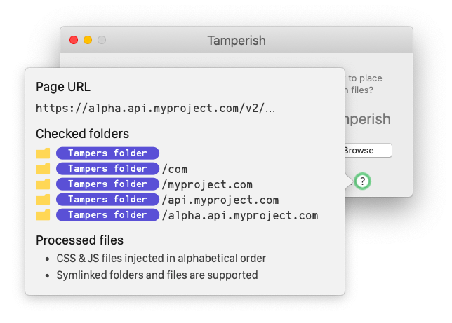 Folder structure