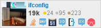 profile for ifconfig on Stack Exchange, a network of free, community-driven Q&A sites