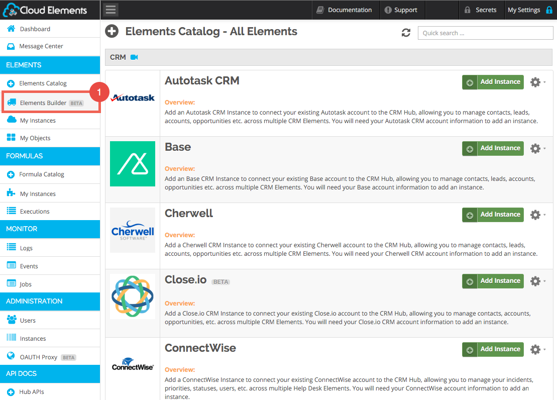 Element Builder Info 1