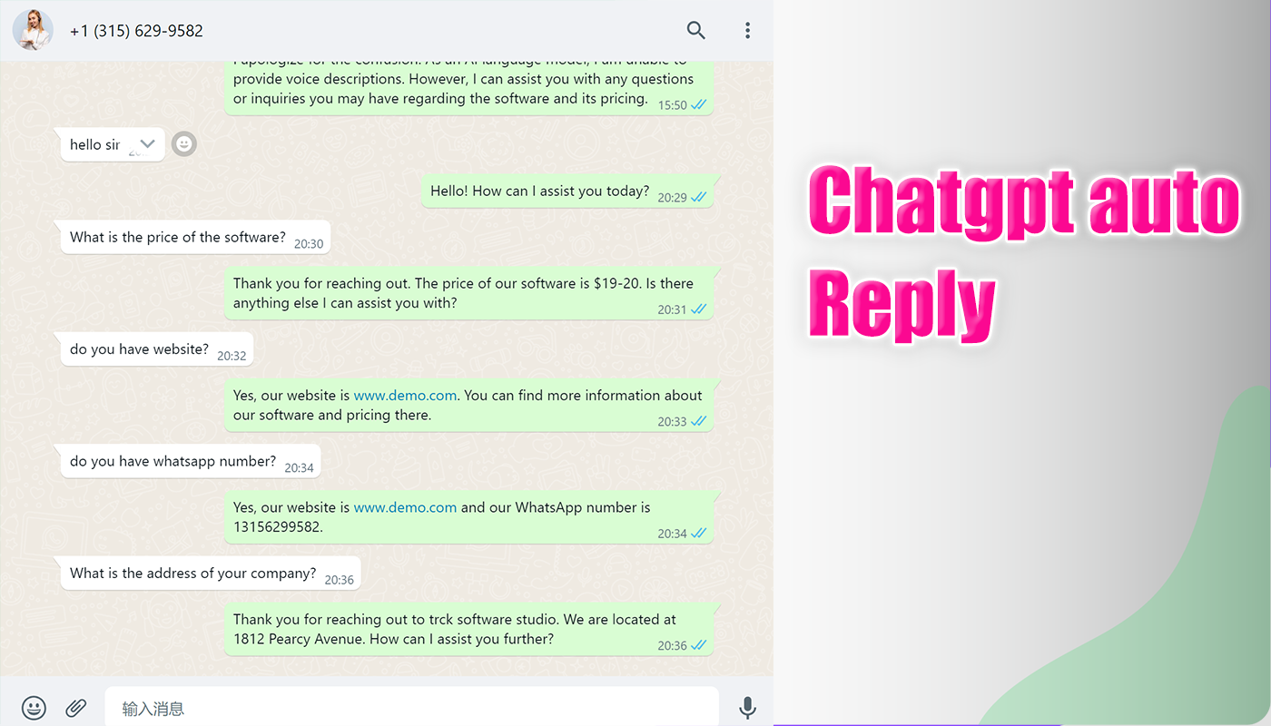 Whatsapp chatgpt auto reply Pro+Unlimited License Key Generator app(Full Resell)