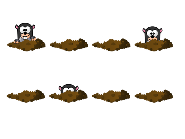 Mole game screenshot