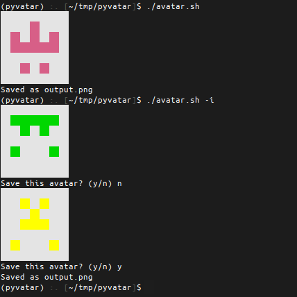 avatar.sh example