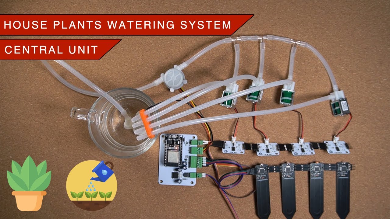 DIY House Plants Watering System - Part 2: Central unit