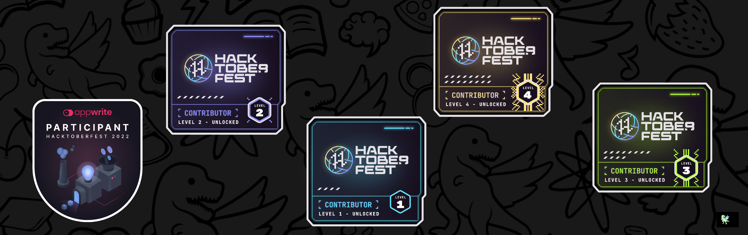 An image of @sathasivam2001's Holopin badges, which is a link to view their full Holopin profile