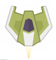 green spaceship