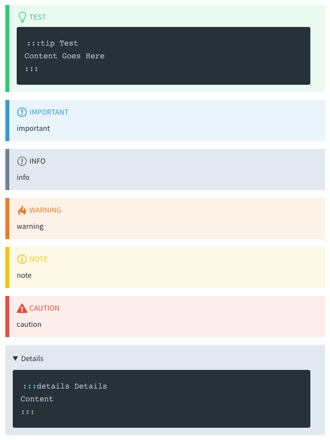 Content Containers