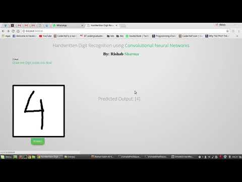 CNN Hand written digit recognition