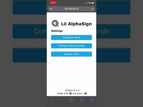 Web interface video