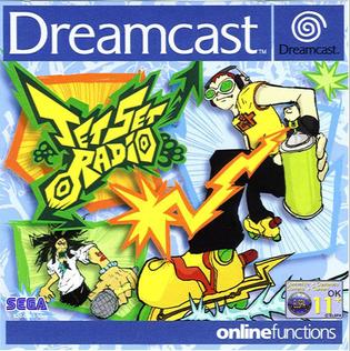 Jet Set Radio poster and Steam link