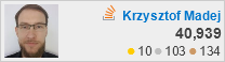 profile for Krzysztof Madej at Stack Overflow, Q&A for professional and enthusiast programmers