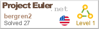 Project Euler Badge