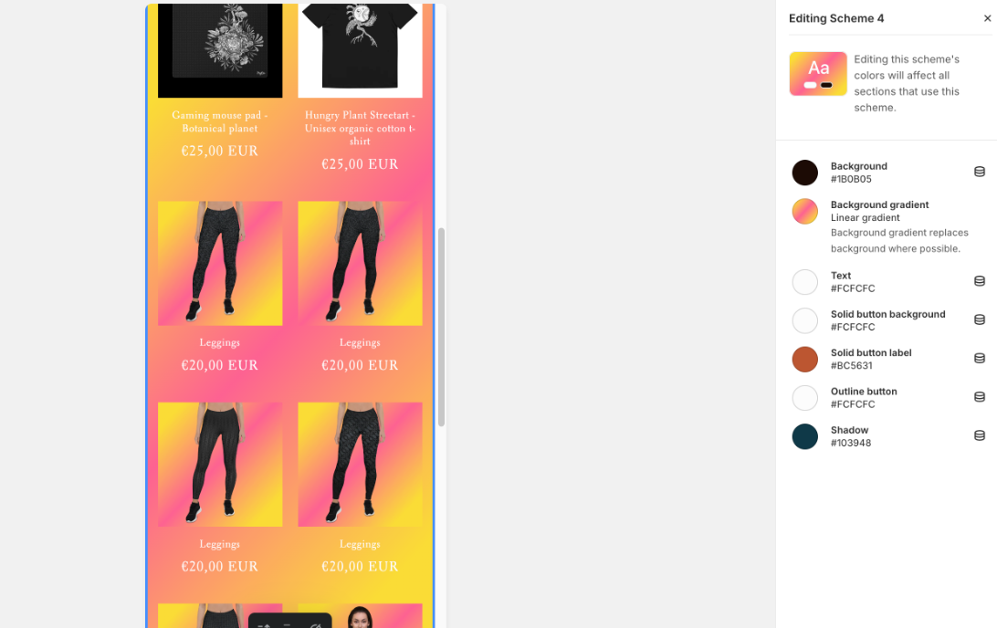 Inconsistencies with gradients on cards · Issue #3275 · Shopify/dawn ...