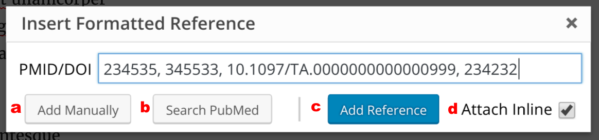 Automatic Reference Insertion