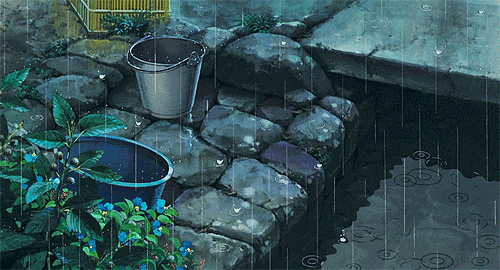 rain scenery banner