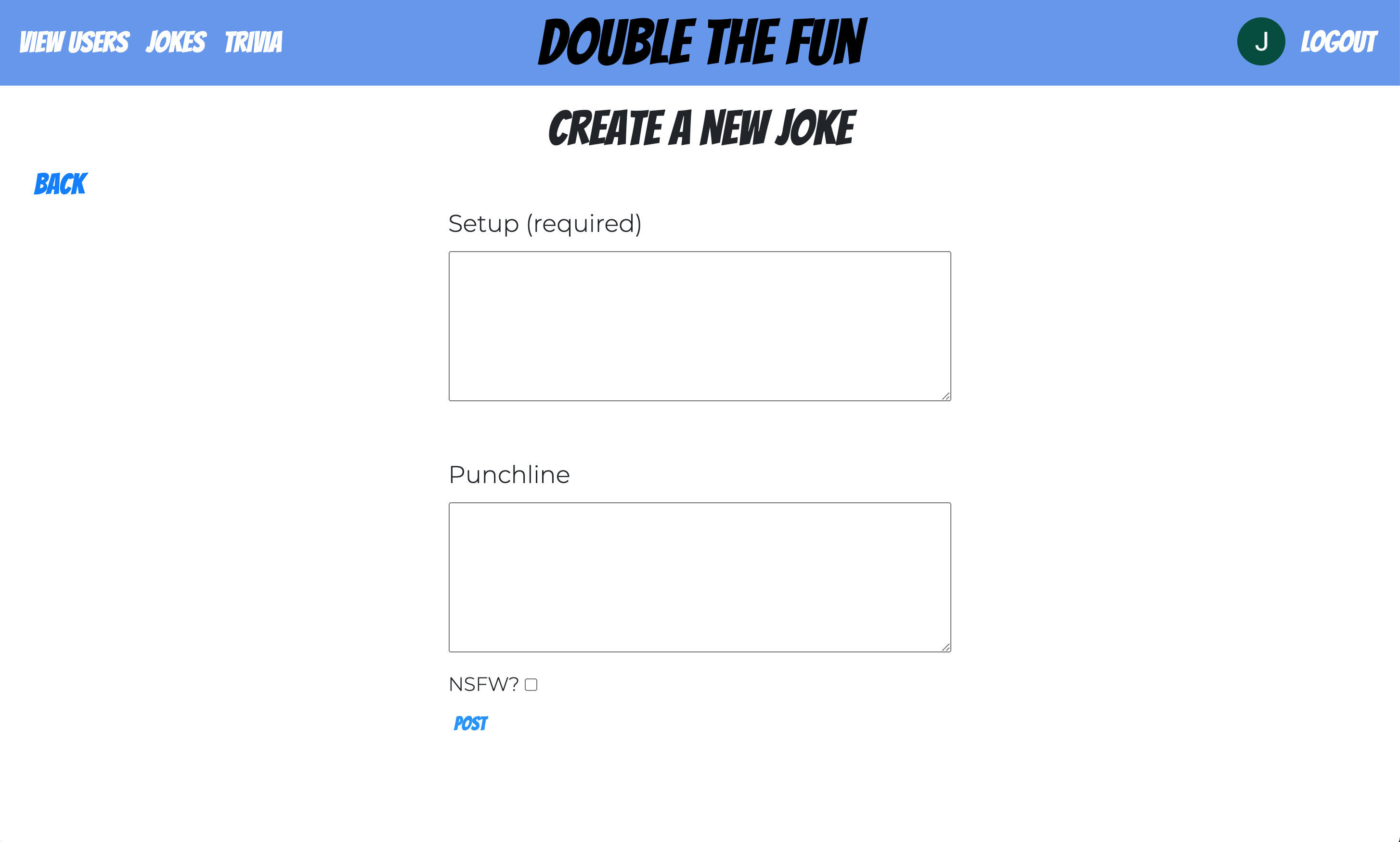 Create a Joke