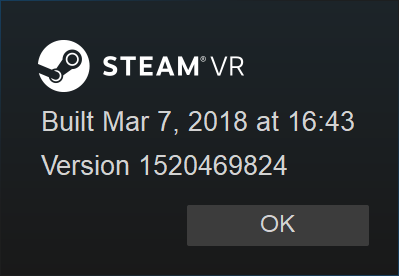 SteamVR version