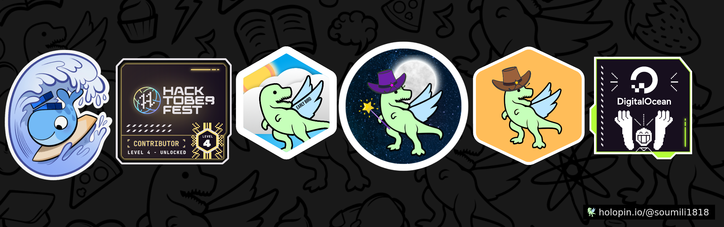 @soumili1818's Holopin board