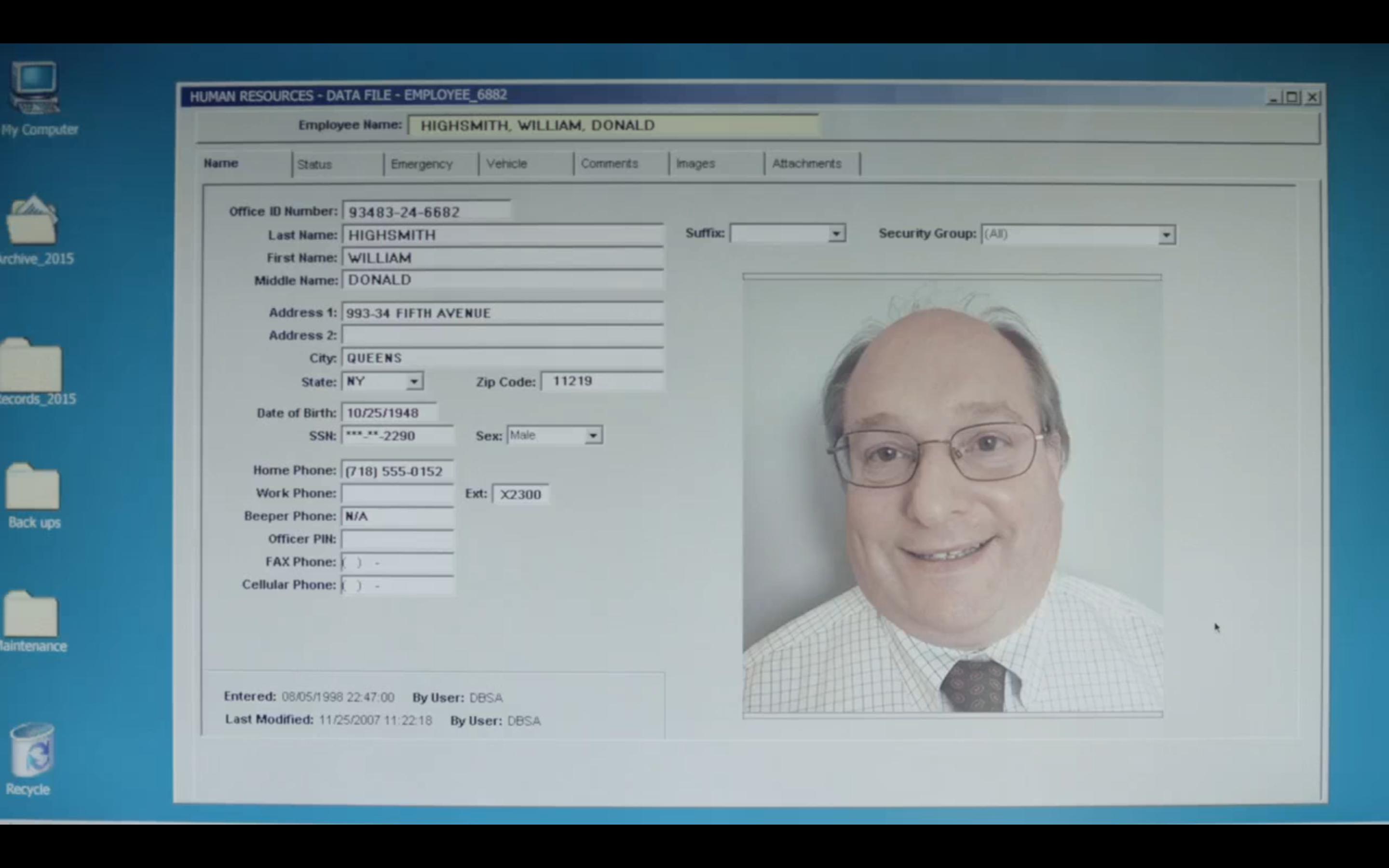 William Highsmith, also known as "the IT department," :robot: screenshot 📷