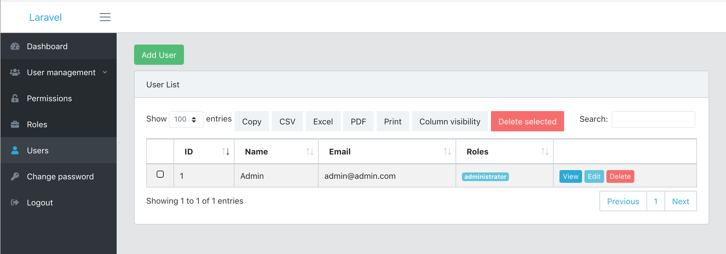 laravel-roles-permissions-manager