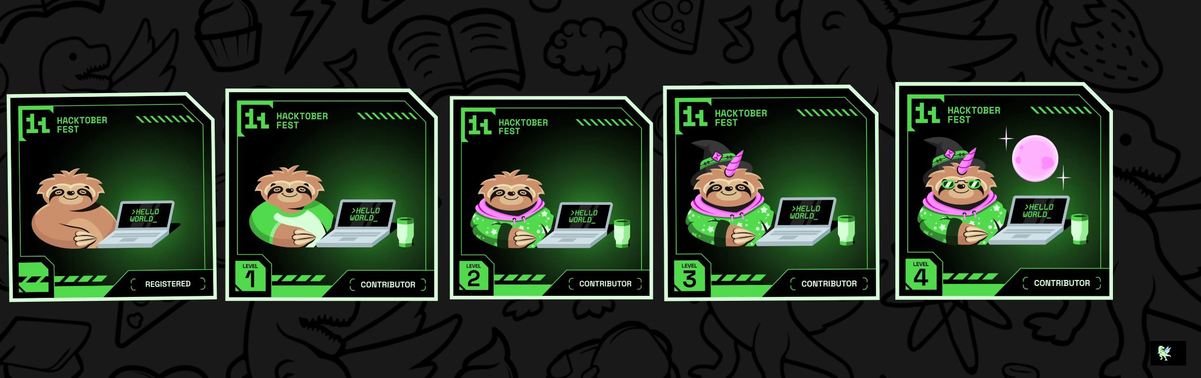 An image of @jainaryan04's Holopin badges, which is a link to view their full Holopin profile