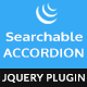 BWL Searchable Accordion jQuery Plugin