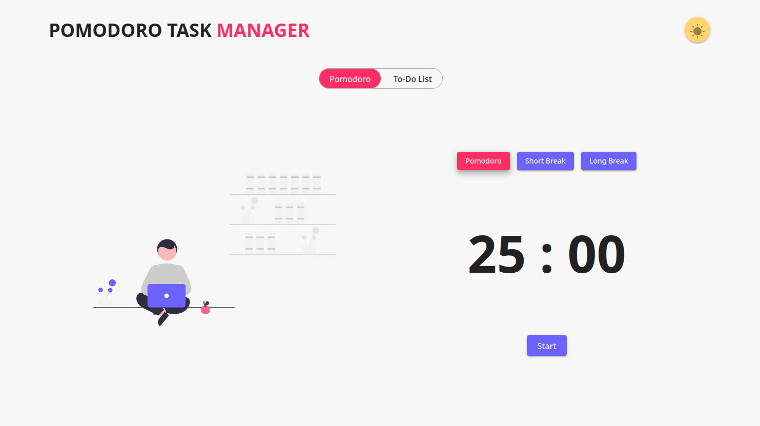 Pomodoro Task Manager