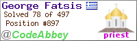 George Fatsis at CodeAbbey banner