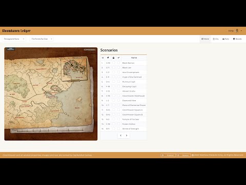 Gloomhaven Ledger Demo Video