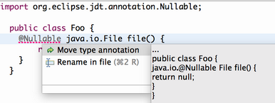 quickfix move type annotation