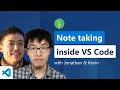 Note taking inside of VS Code