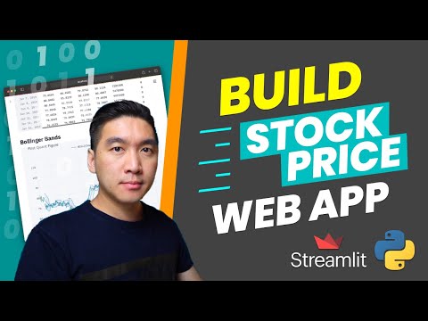 How to build a Stock price web app | Streamlit #20