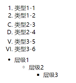 列表演示