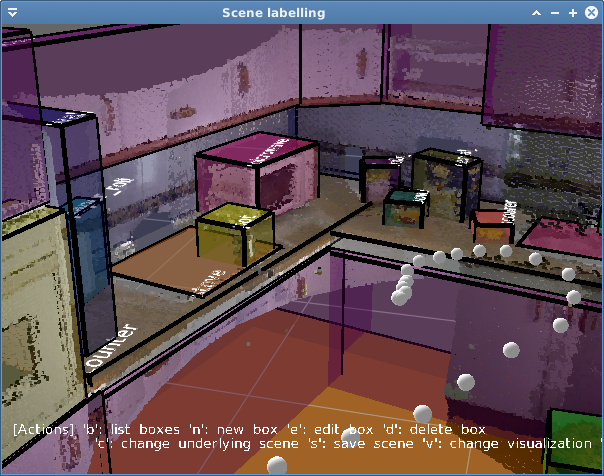 Scene being labeled with the OLT tool