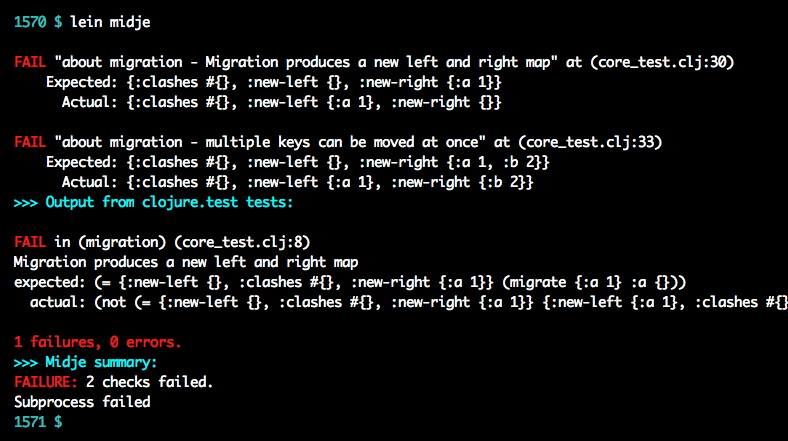 Lein midje output