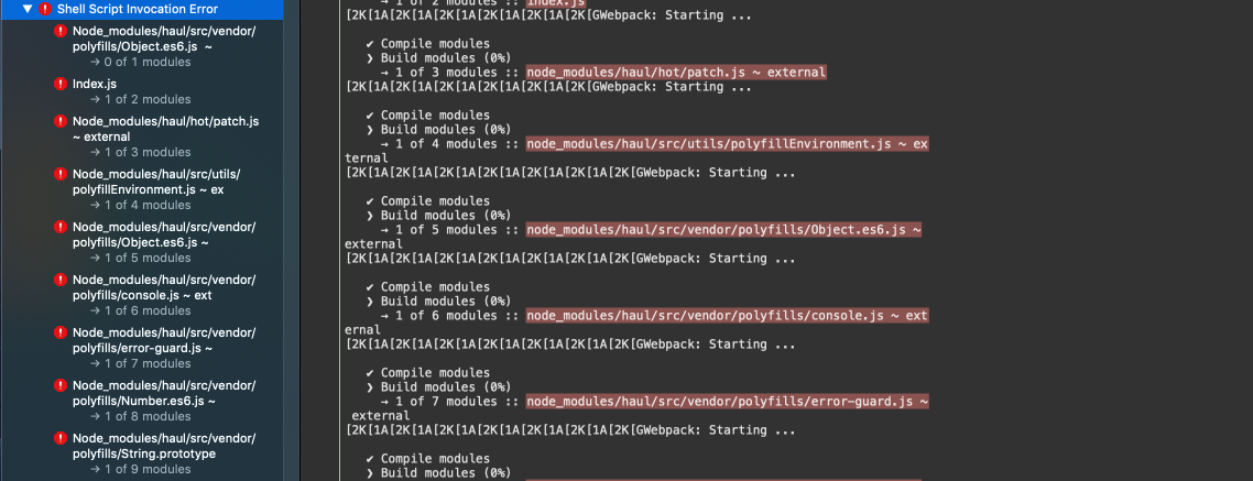 Xcode shell script errors after update to Babel 7 / RN 0.57 · Issue ...