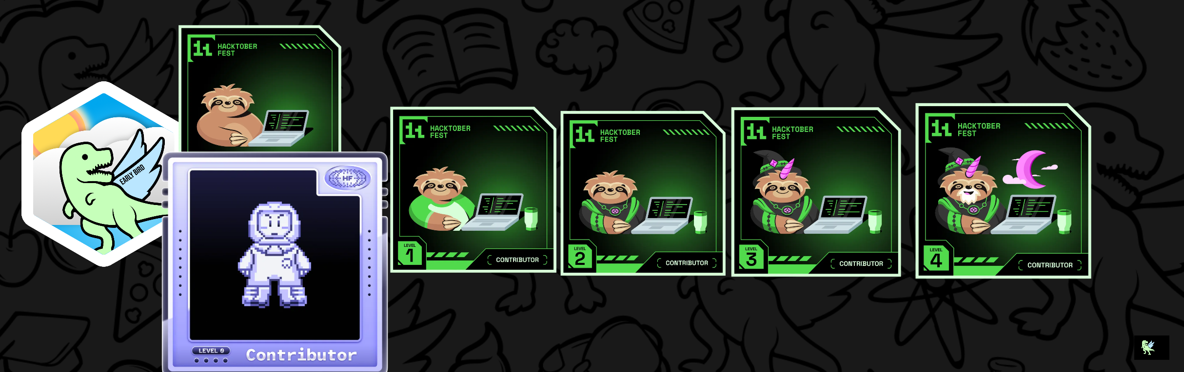 An image of @dchitale's Holopin badges, which is a link to view their full Holopin profile