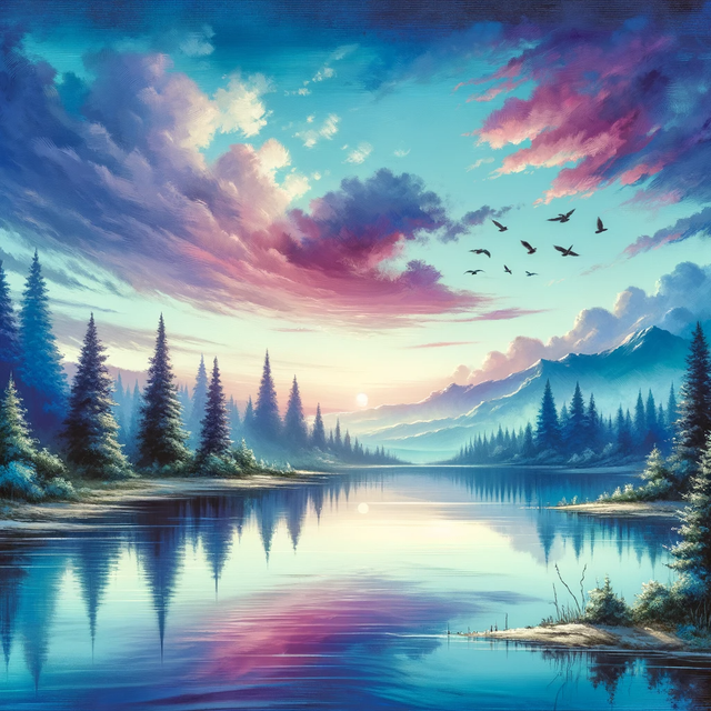 Serene Landscape Painting