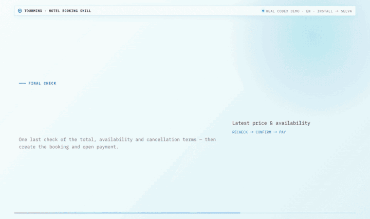 TourMind rate verification and payment demo