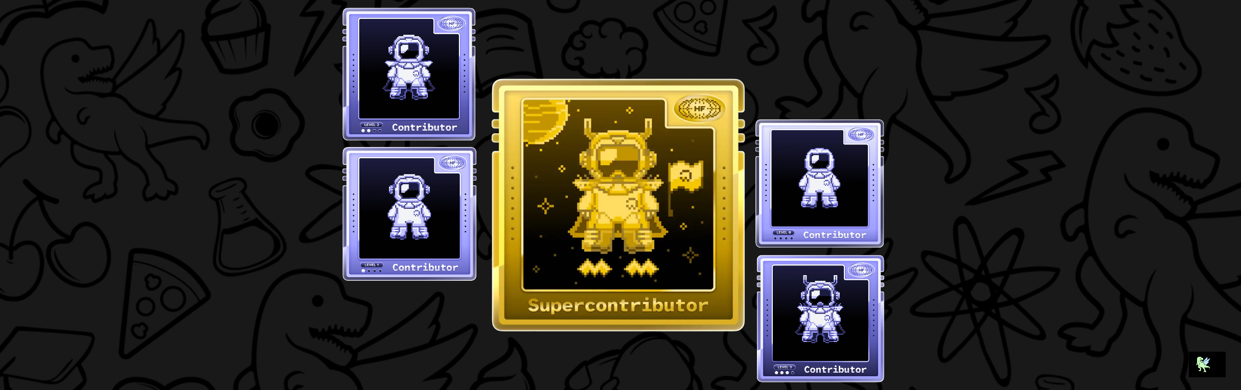 An image of @kcodess2807's Holopin badges, which is a link to view their full Holopin profile