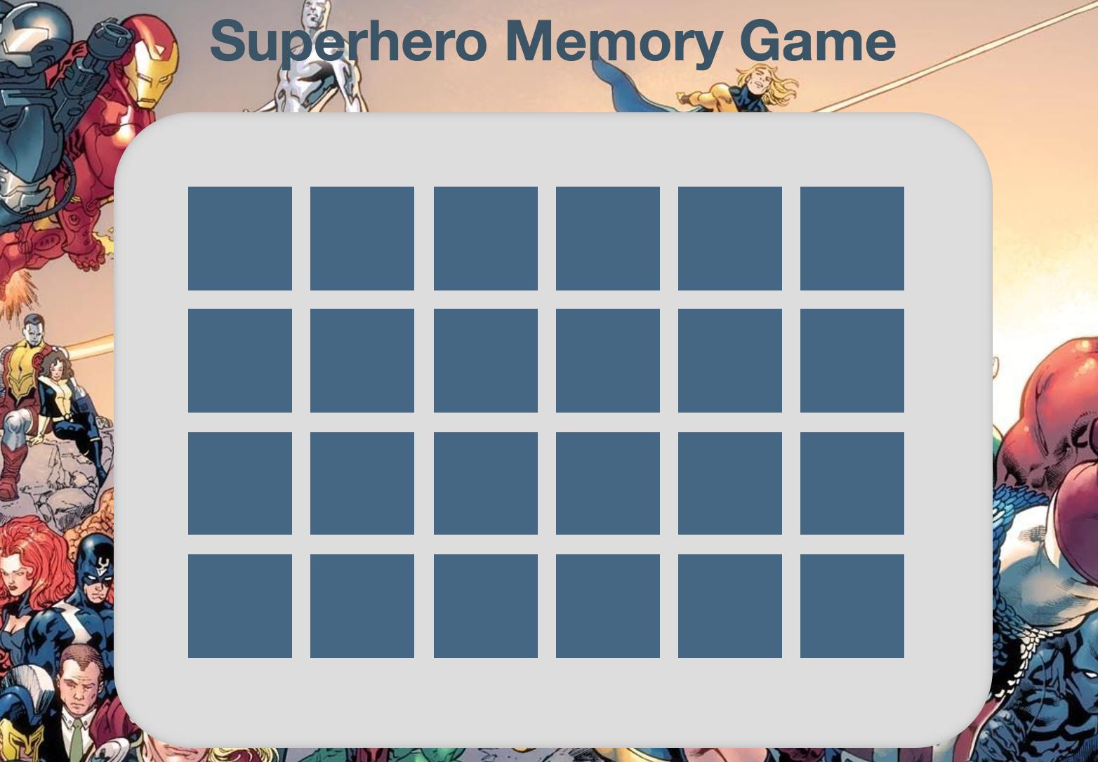 Memory Game Board