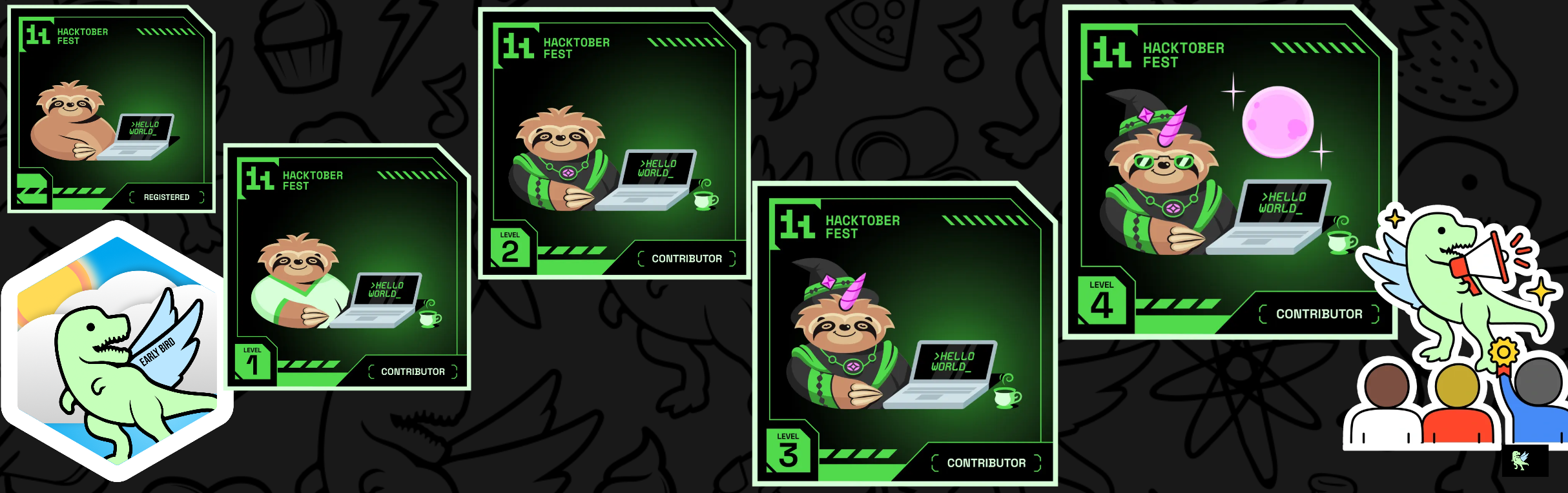 An image of @labishbardiya's Holopin badges, which is a link to view their full Holopin profile