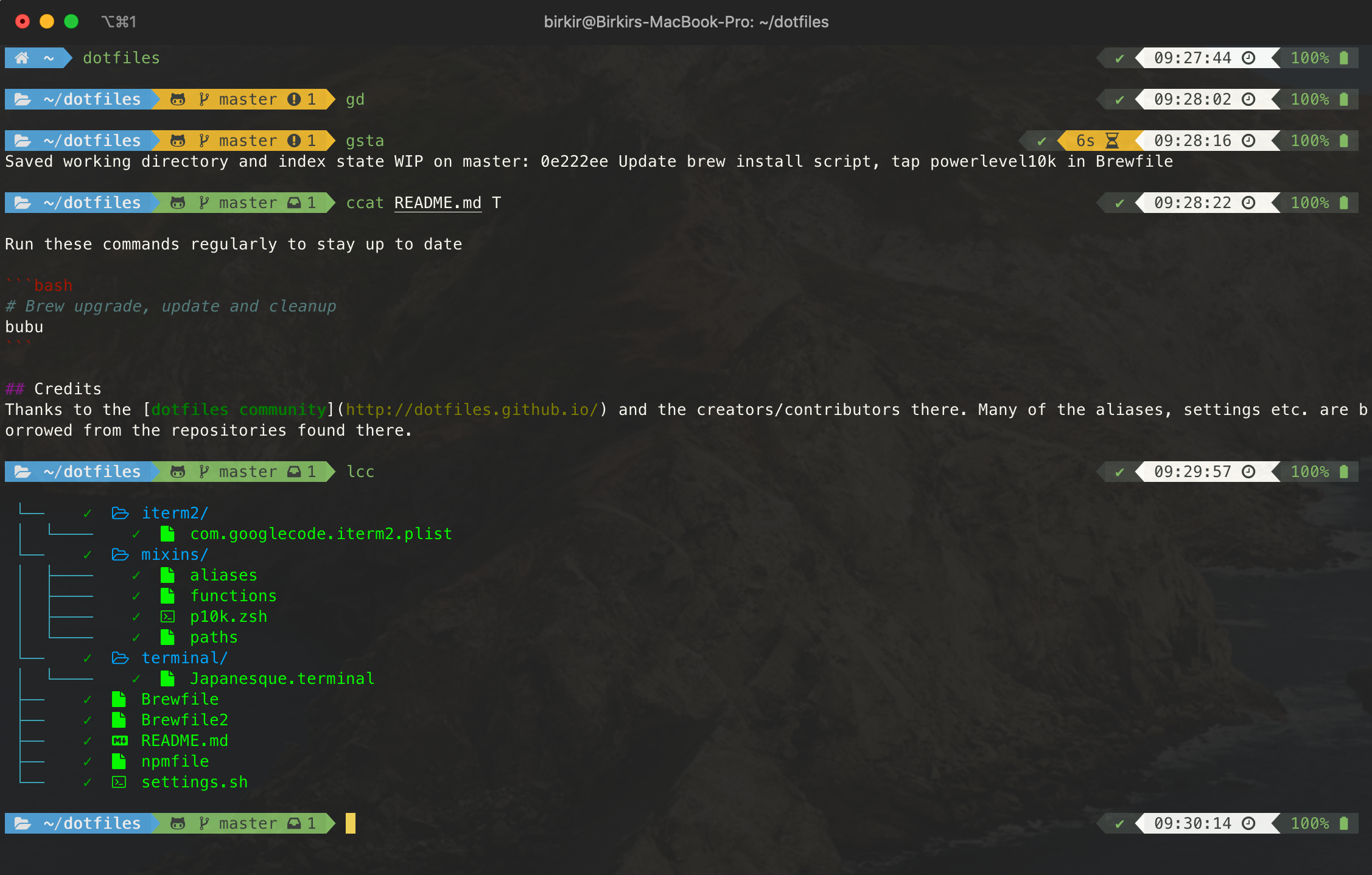 iTerm2 Screenshot