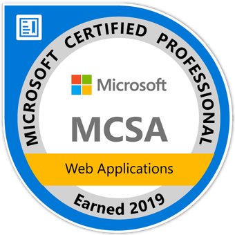 MCSA: Web Applications - Certified 2019