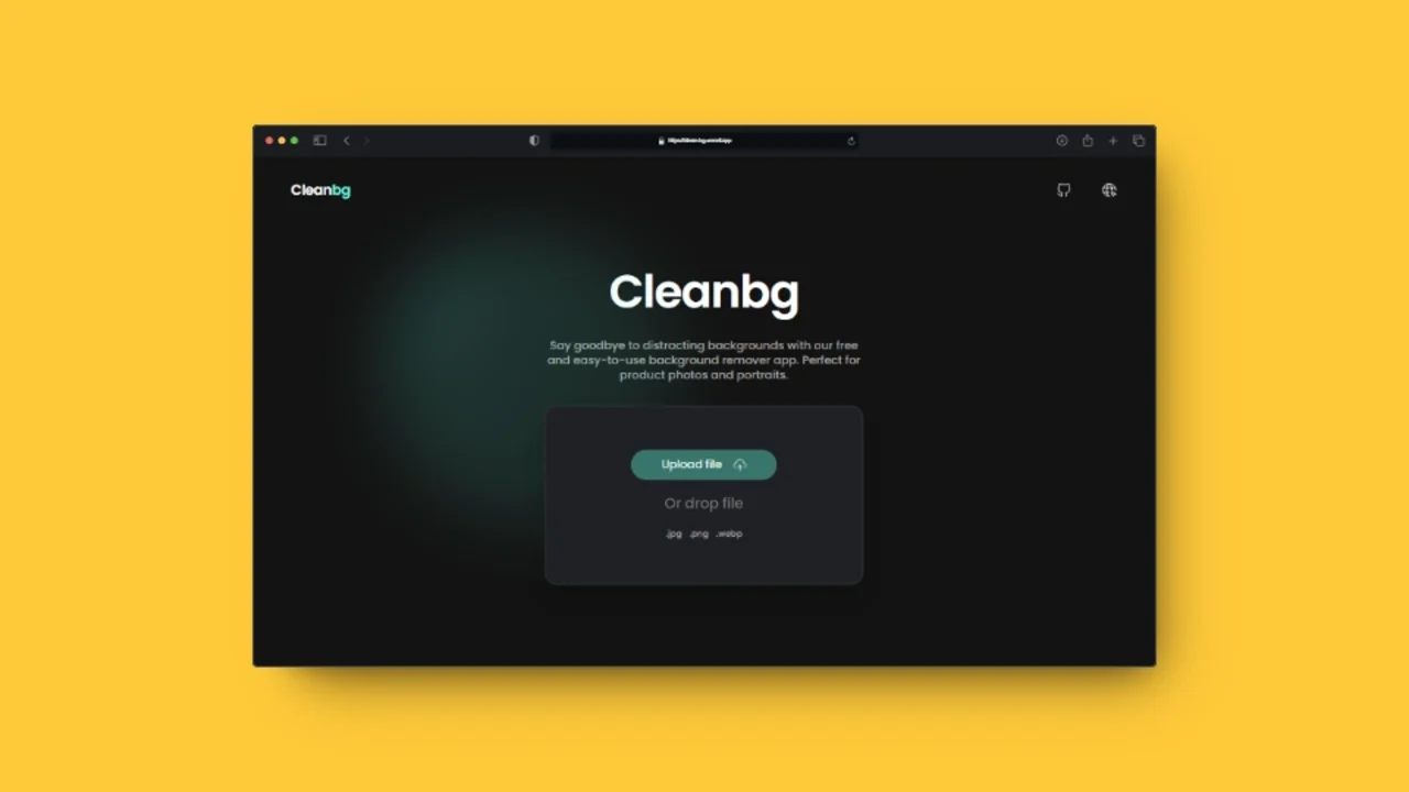 Cleanbg principal page