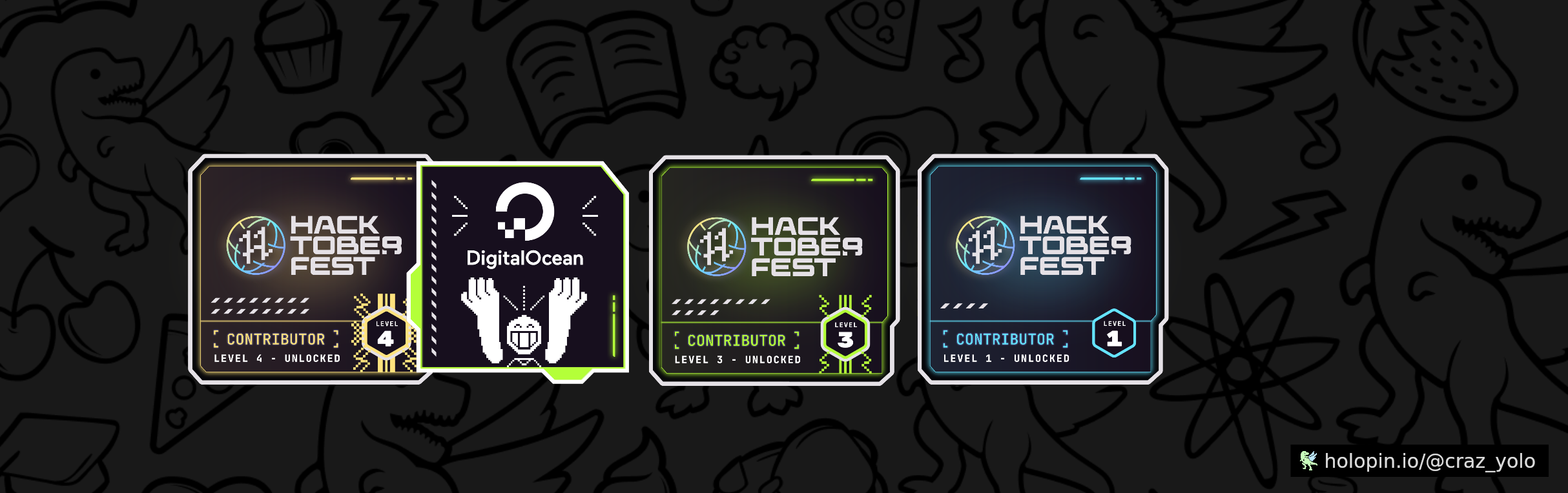 @craz_yolo's Holopin board