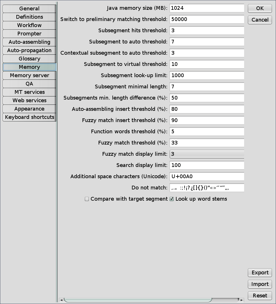 Memory pane