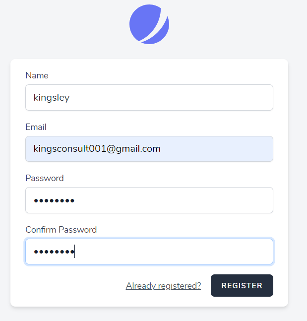 register page